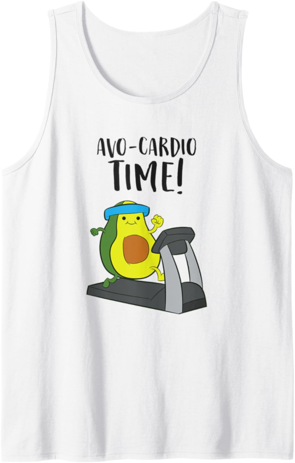 Funny Avo-Cardio Avocado Fitness Vegan Exercise Avocardio Ta... - Image 2